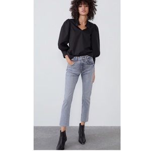 Zara Mid rise slim jeans